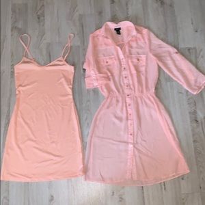 Peach Dress